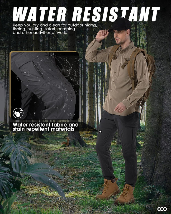 33,000ft Wanderhose Herren Wetterfest Outdoorhose Atmungsaktiv Cargohose Trekkinghose Winddichte Arb