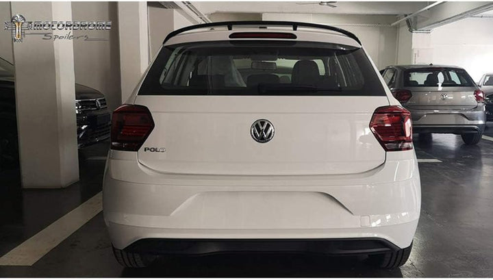AUTO-STYLE Dachspoiler kompatibel mit Volkswagen Polo (AW) 2017- exkl. R-line/GTi (PU)