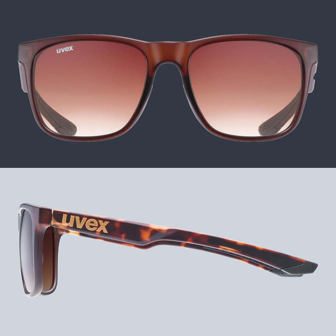 uvex Unisex – Erwachsene, LGL 42 Sonnenbrille, havanna matt/brown, one size