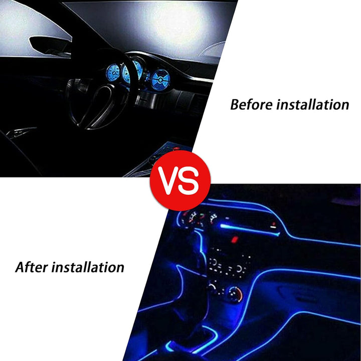 ConBlom LED Innenbeleuchtung Auto Strip, 16 Millionen Farben 5 in 1 LED Auto LED Strip, Wasserdicht