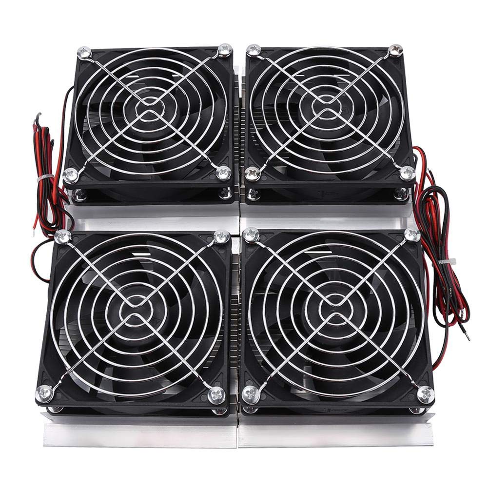 Fafeicy Halbleiterkühler, 12V 240W Halbleiter-Kühlplatten-Thermoelektrikühler mit Lüfter für Testben