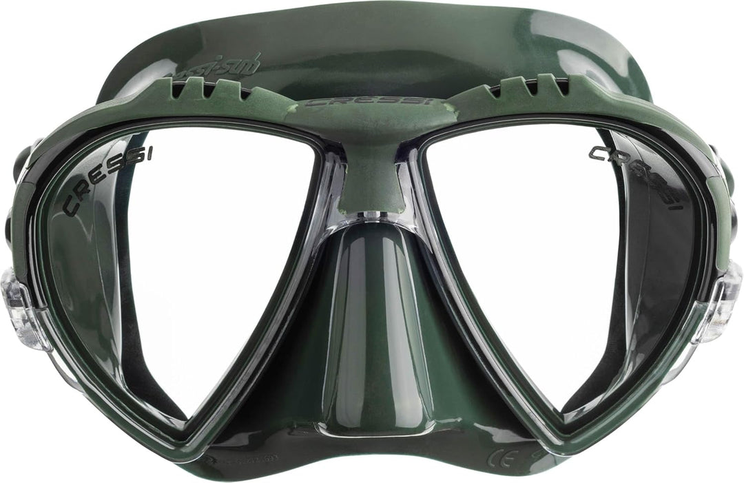 Cressi Matrix Tauchen Schnorcheln Maske Grün Einheitsgrösse Single, Grün Einheitsgrösse Single