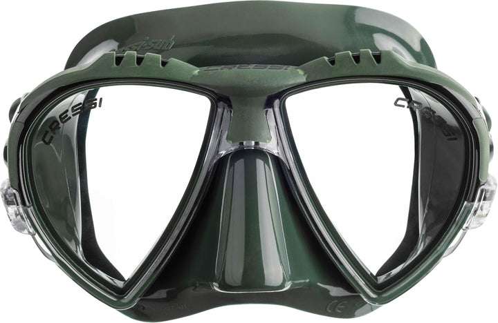 Cressi Matrix Tauchen Schnorcheln Maske Grün Einheitsgrösse Single, Grün Einheitsgrösse Single