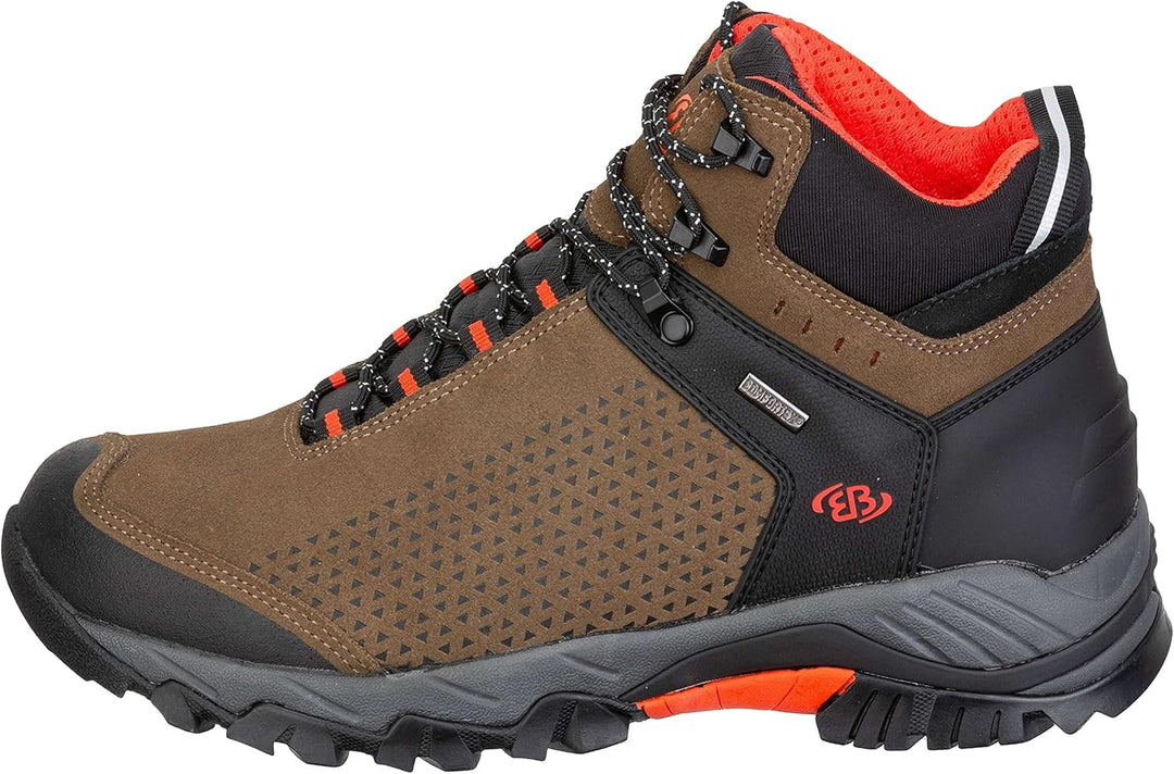 Brütting Unisex Mount Foraker High Cross-Laufschuhe 44 EU Braun Orange, 44 EU Braun Orange