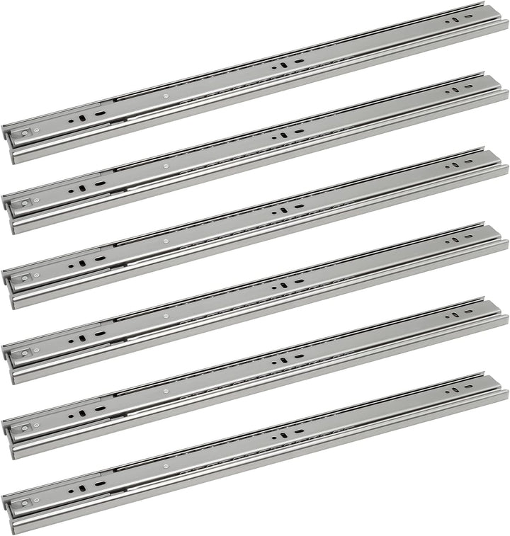 Ansobea Schubladenschienen 400mm, Kugelführungen mit 45 kg Tragkraft Vollauszüge, Schubladenauszug T