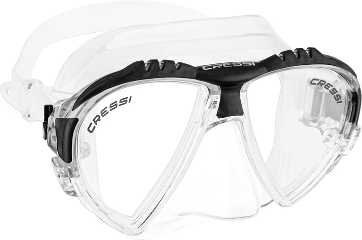 Cressi Matrix Tauchen Schnorcheln Maske Transparent/Schwarz Einheitsgrösse Single, Transparent/Schwa