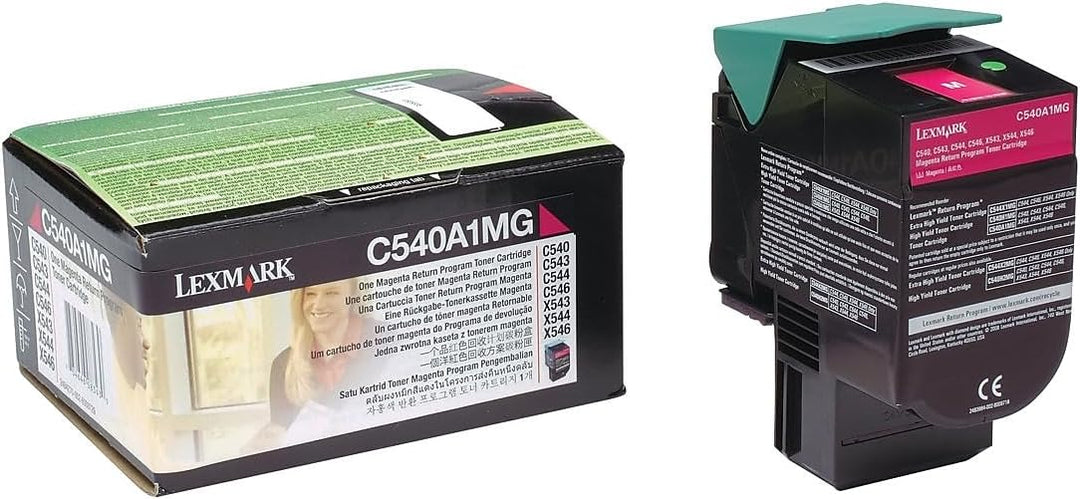 Lexmark C540A1MG C540, C543, C544, X543, X544 Tonerkartusche 1.000 Seiten Rückgabe, magenta, Magenta