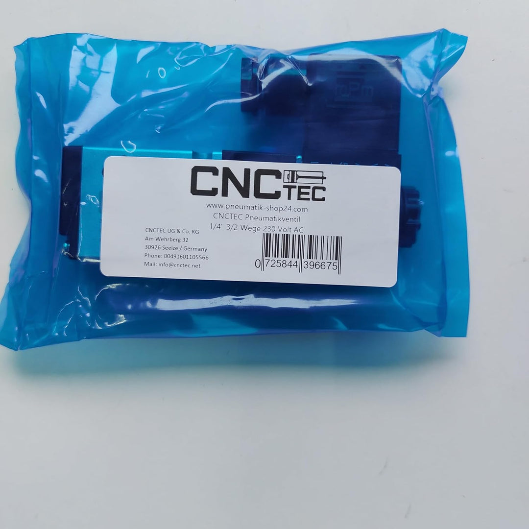 Pneumatik-Ventil 3/2 Wege Magnet-Ventil 1/4" 230 Volt AC (3/2 Wege 1/4" 230 Volt AC) 3/2 Wege 1/4 23