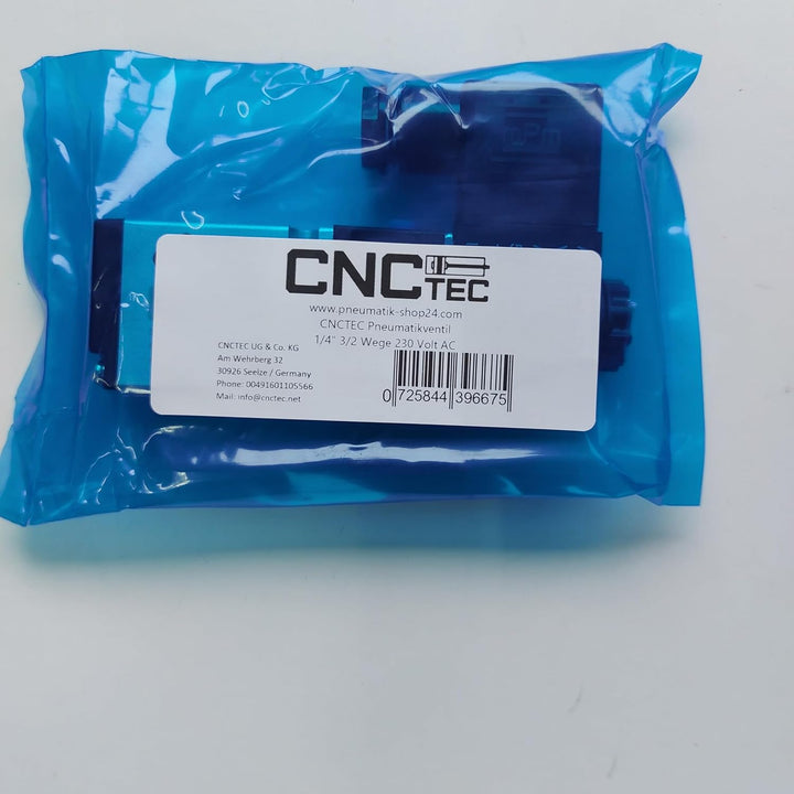 Pneumatik-Ventil 3/2 Wege Magnet-Ventil 1/4" 230 Volt AC (3/2 Wege 1/4" 230 Volt AC) 3/2 Wege 1/4 23