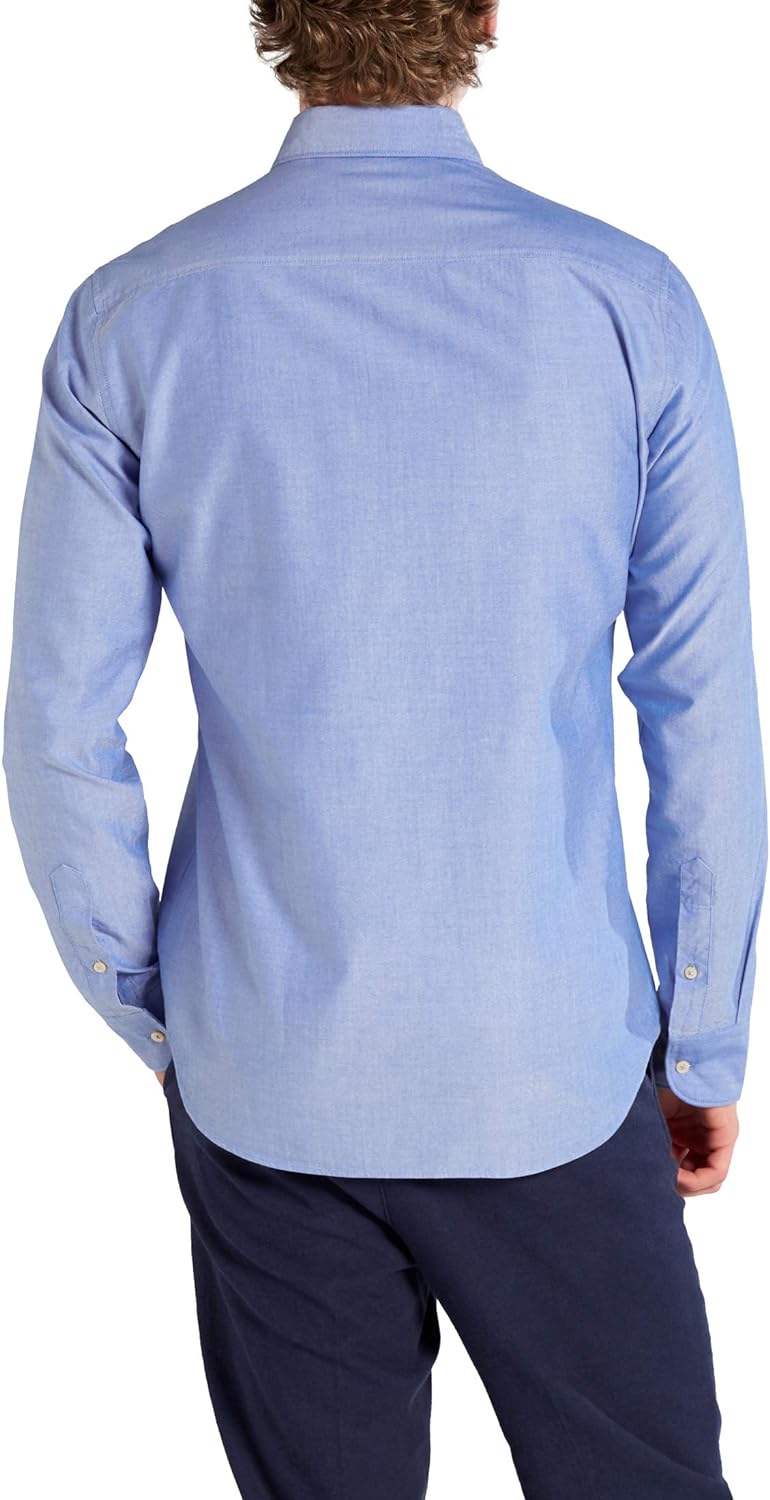 ETERNA Herren Upcycling Shirt Oxford Slim FIT S Blau, S Blau
