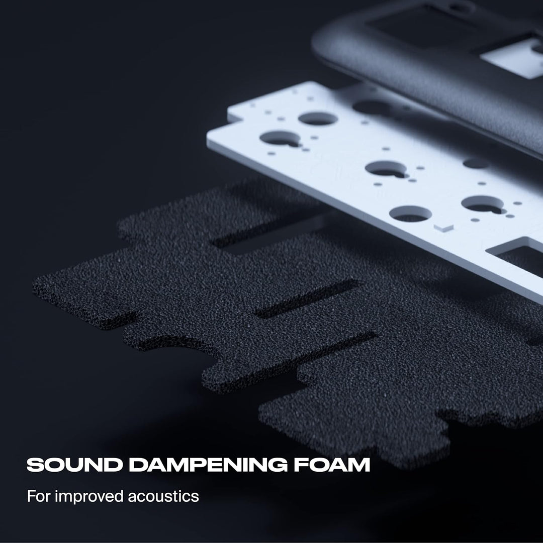 Fnatic STREAK65 LP Black | Compact RGB Gaming Mechanical Keyboard Speed Switches | PBT Doubleshot Ke