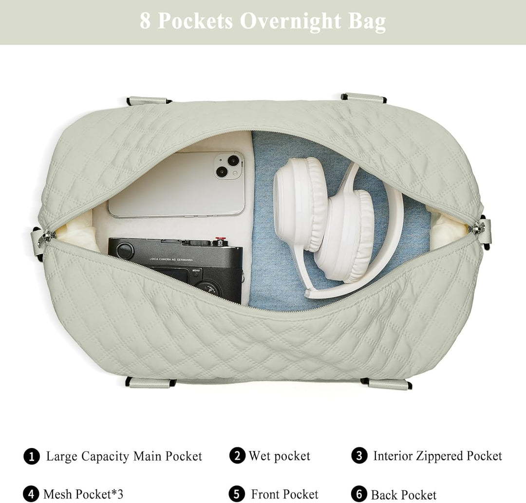 Reisetasche Damen Sporttasche Handgepäck Tasche Weekender Bag Schwimmtasche Wasserdicht Travel Bag D