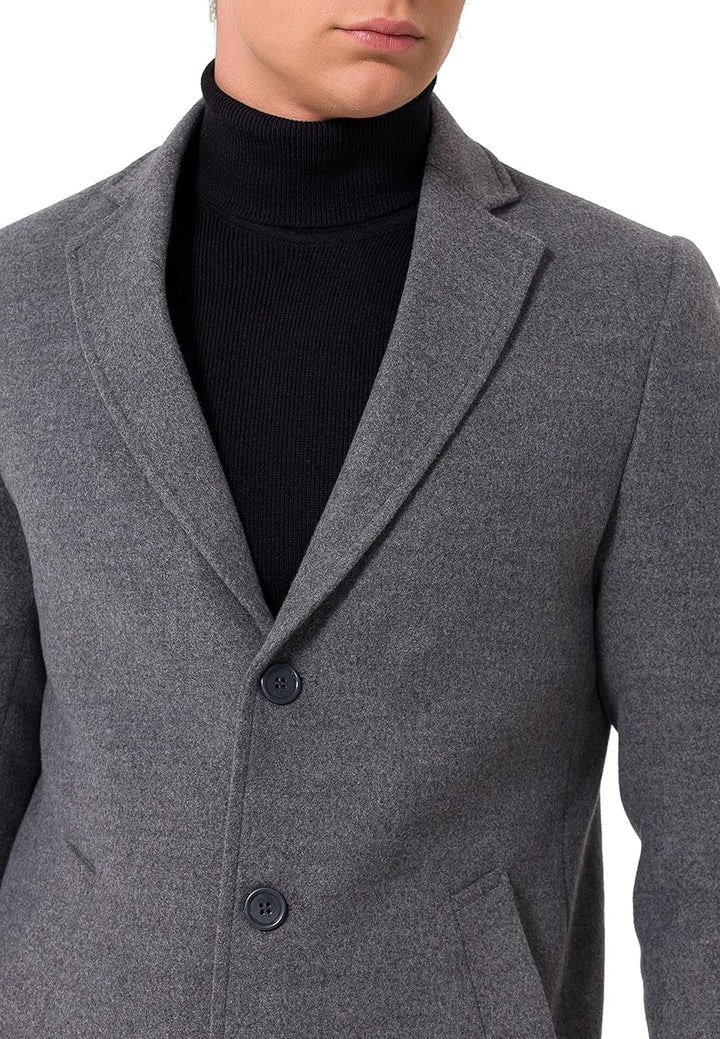 Redbridge Herren Jacke Trenchcoat Mantel M Grau, M Grau