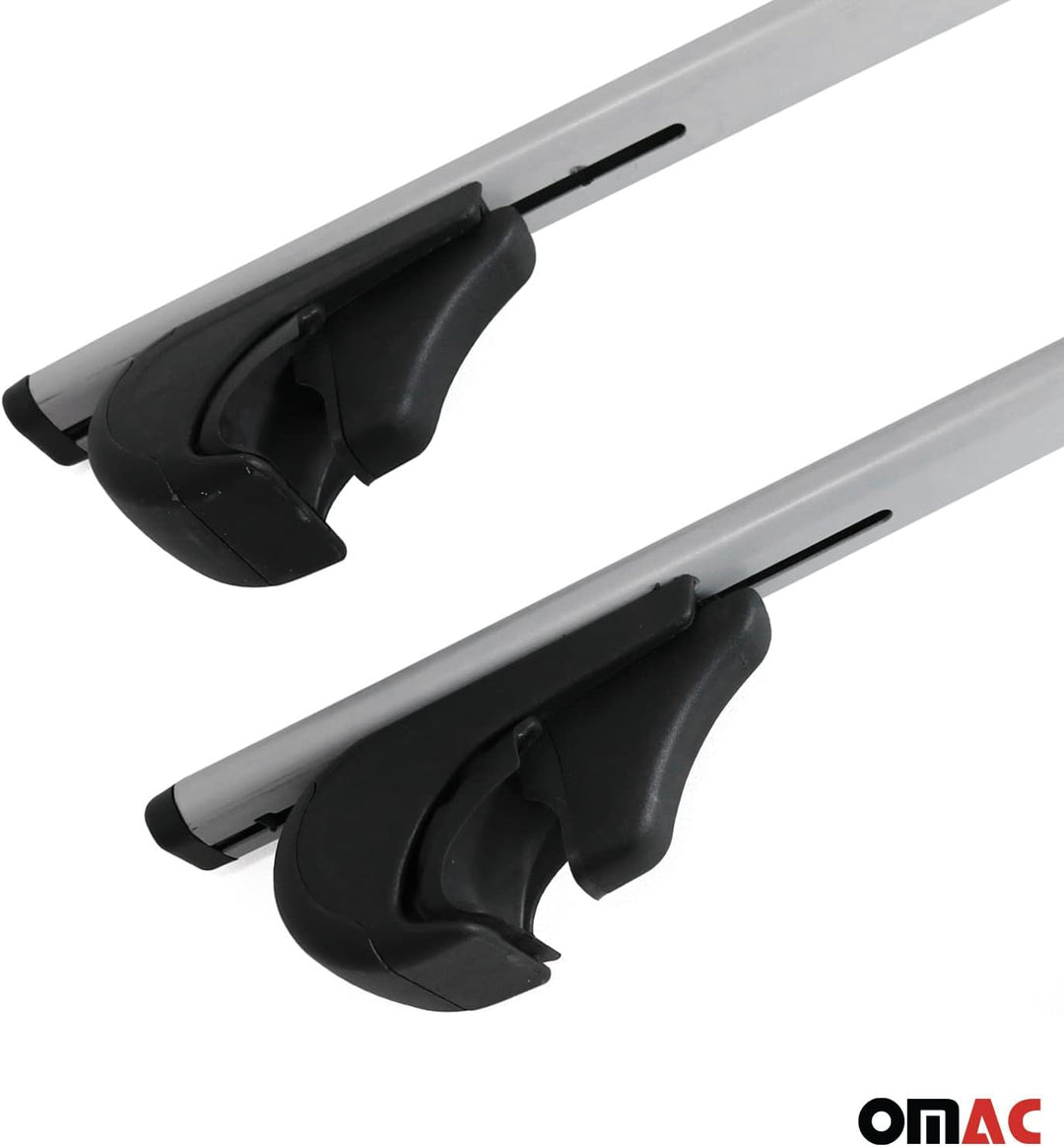 OMAC Dachträger Gepäckträger kompatibel mit BMW 3er Touring E91 2005-2011 Metall Grau, Grau