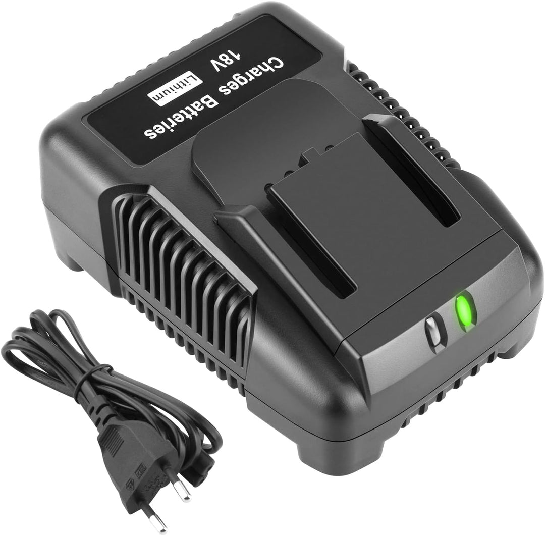 ADVTRONICS 18V 2.0A R86091 BL1218 BL1418 Ladegerät Kompatibel mit AEG 18V Lithium-Ionen-Akku L1815 L
