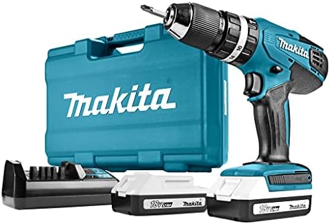 Makita HP457DWE10 Akku- Schlagbohrschrauber-Set inkl. 74tlg. Zubehör Basic, Basic