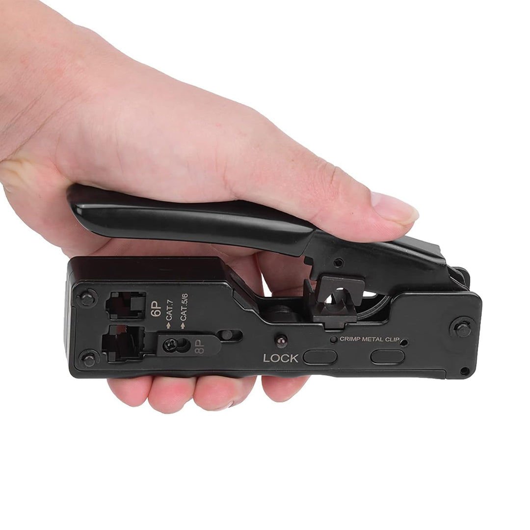 8P 6P RJ45 RJ12/11 Netzwerkkabelzange RJ-Stecker Multifunktions-Crimpzange für Verdrahtungsrahmen, M