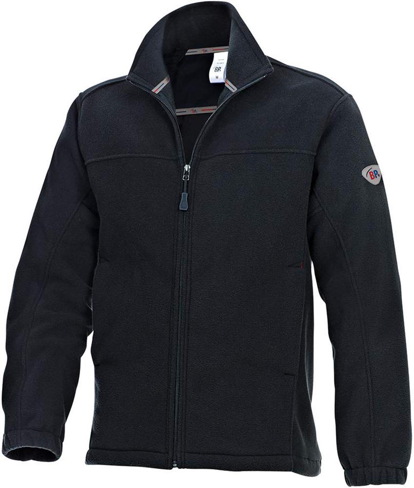 BP 1872-646-32-3XL Fleece-Jacke, Stehkragen- und Arm-Hebesystem, 270,00 g/m² 100% Polyester, schwarz