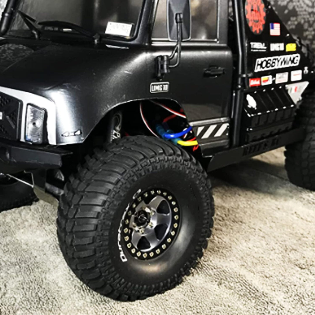 INJORA RC Felge 4pcs 1,9inch Beadlock Felgen Metall Räder Set für 1:10 RC Crawler Axial SCX10 90046