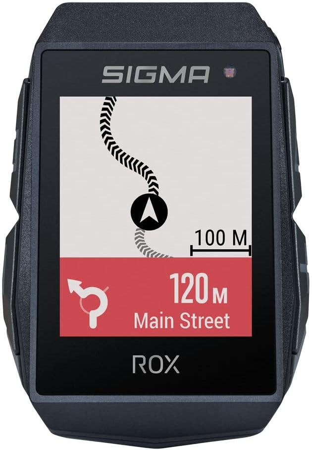SIGMA SPORT ROX 11.1 EVO White HR Set | Fahrradcomputer kabellos GPS & Navigation inkl. Short Butler