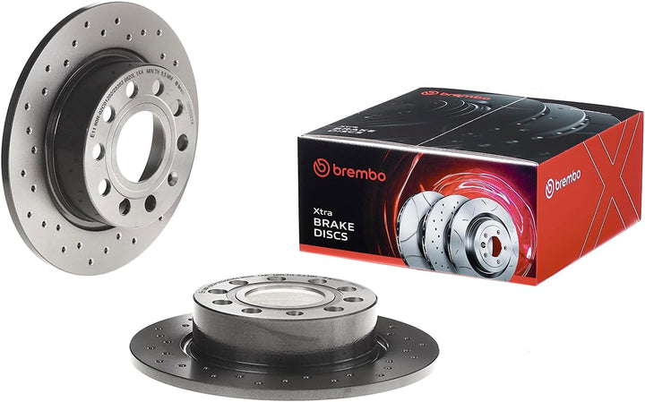BREMBO 08.9502.1X Bremsscheibe Scheibenbremsen, Bremsscheiben (x2)