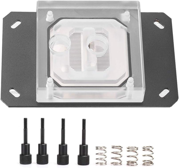 ASHATA Wasserkühlblock, CPU Wasserblock für AMD-Serie AM3/AM4-Desktop-Peripheriegeräte Computerzubeh