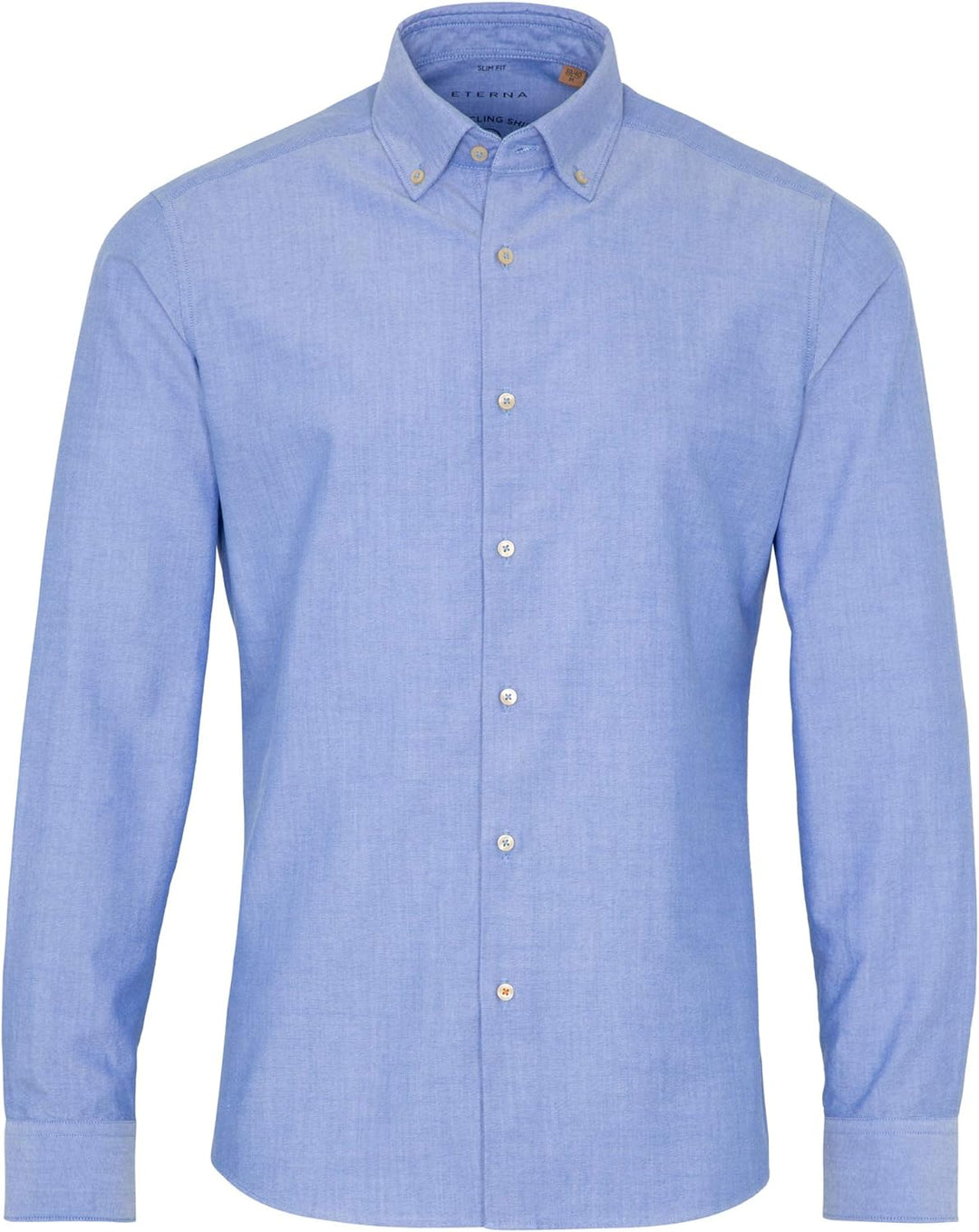 ETERNA Herren Upcycling Shirt Oxford Slim FIT S Blau, S Blau