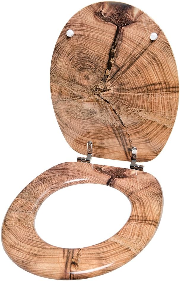 Sanilo WC Sitz, viele schöne Toilettendeckel zur Auswahl, hochwertige und stabile Qualität aus Holz
