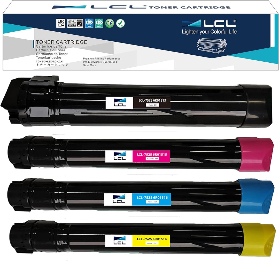 LCL Kompatibel Tonerkartusche Xerox WorkCentre 7525 7530 7535 7545 7556 7830 7835 7845 7855 006R0151