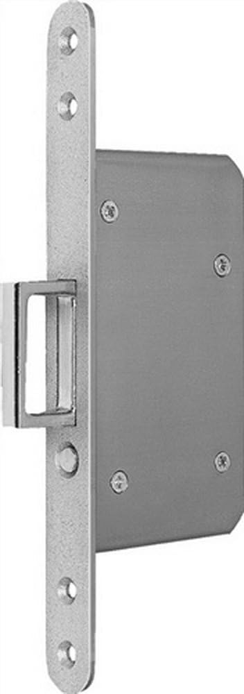 Schiebetür-Einsteckschl.m.Springgriff u.m.Auslöseknopf Stulp 20mm käntig