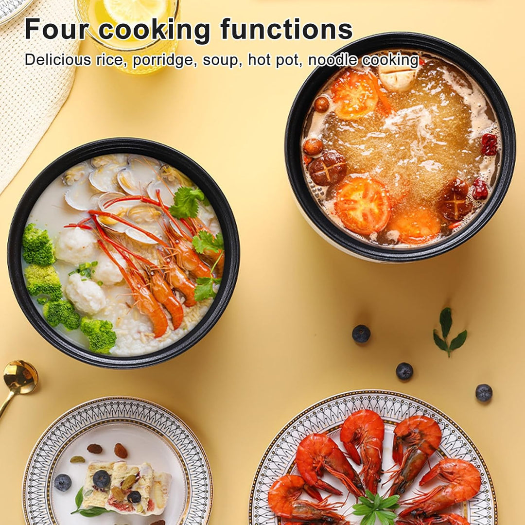 Mini Reiskocher, 1,8 L Reise Reiskocher, Kleiner Reiskocher für Auto Personal Maker, Tragbarer Koche