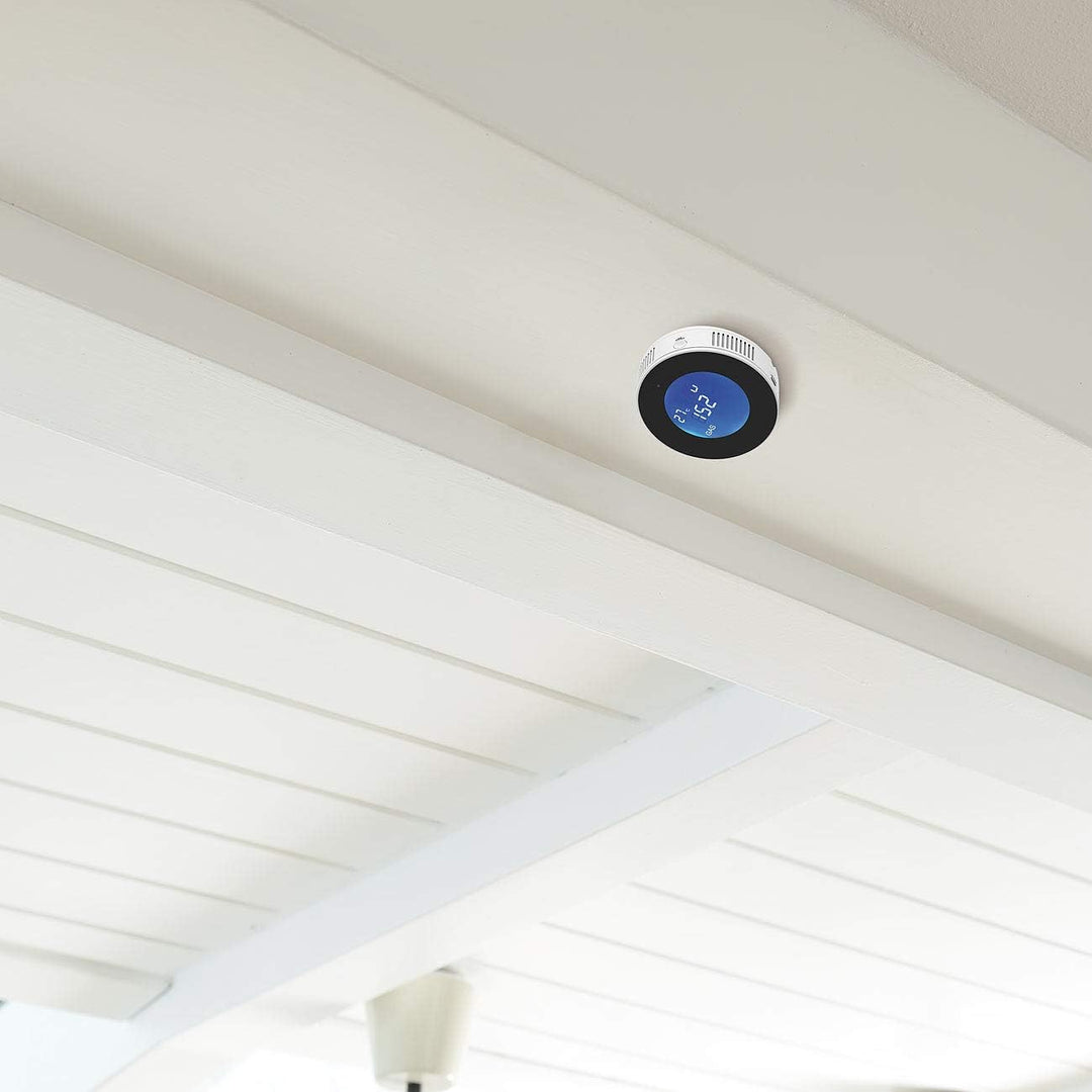 VisorTech Erdgasmelder: 2er-Set WLAN-Multi-Gasmelder, mit App & Sprachansage (Gassensor, Gas Melder