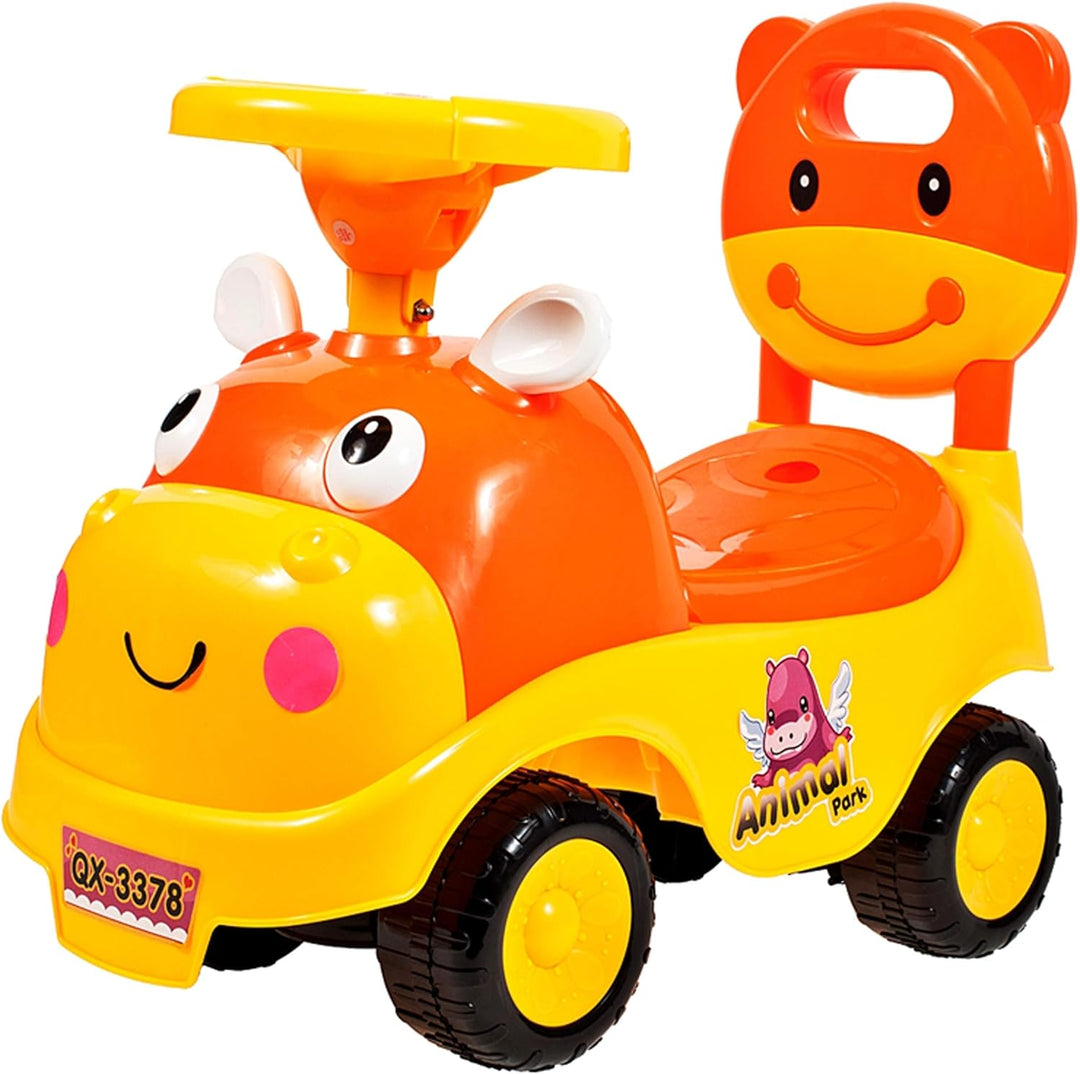 MalPlay Kinderfahrzeug | Gehfrei Spiel- und Lauflernwagen Lauflernhilfe Rutscherfahrzeug | Spielecen