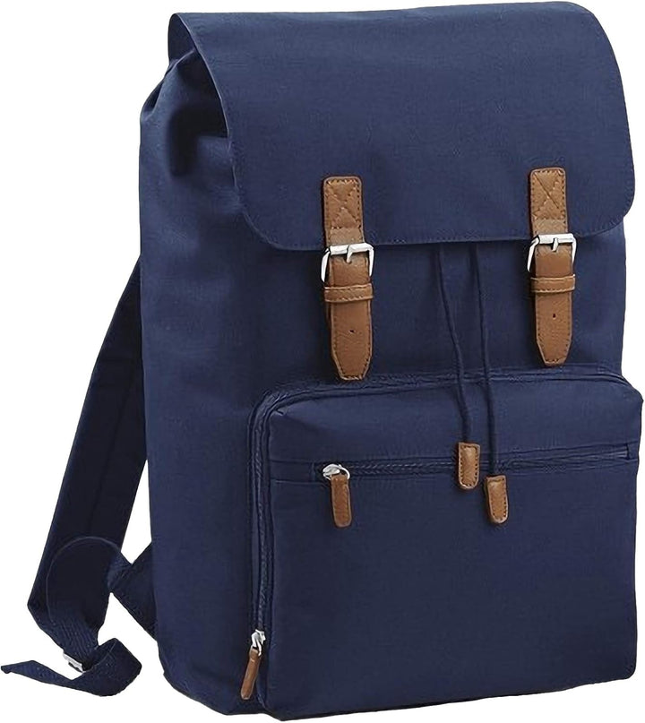 Vintage Laptop Backpack, French Navy