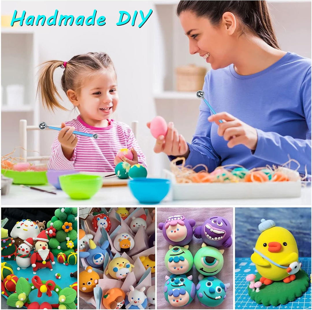 TWBEST 37 StĂŒck Modellier Werkzeuge,Modellierwerkzeug,Sculpting Werkzeug,Ton Werkzeug fĂŒr DIY Modell