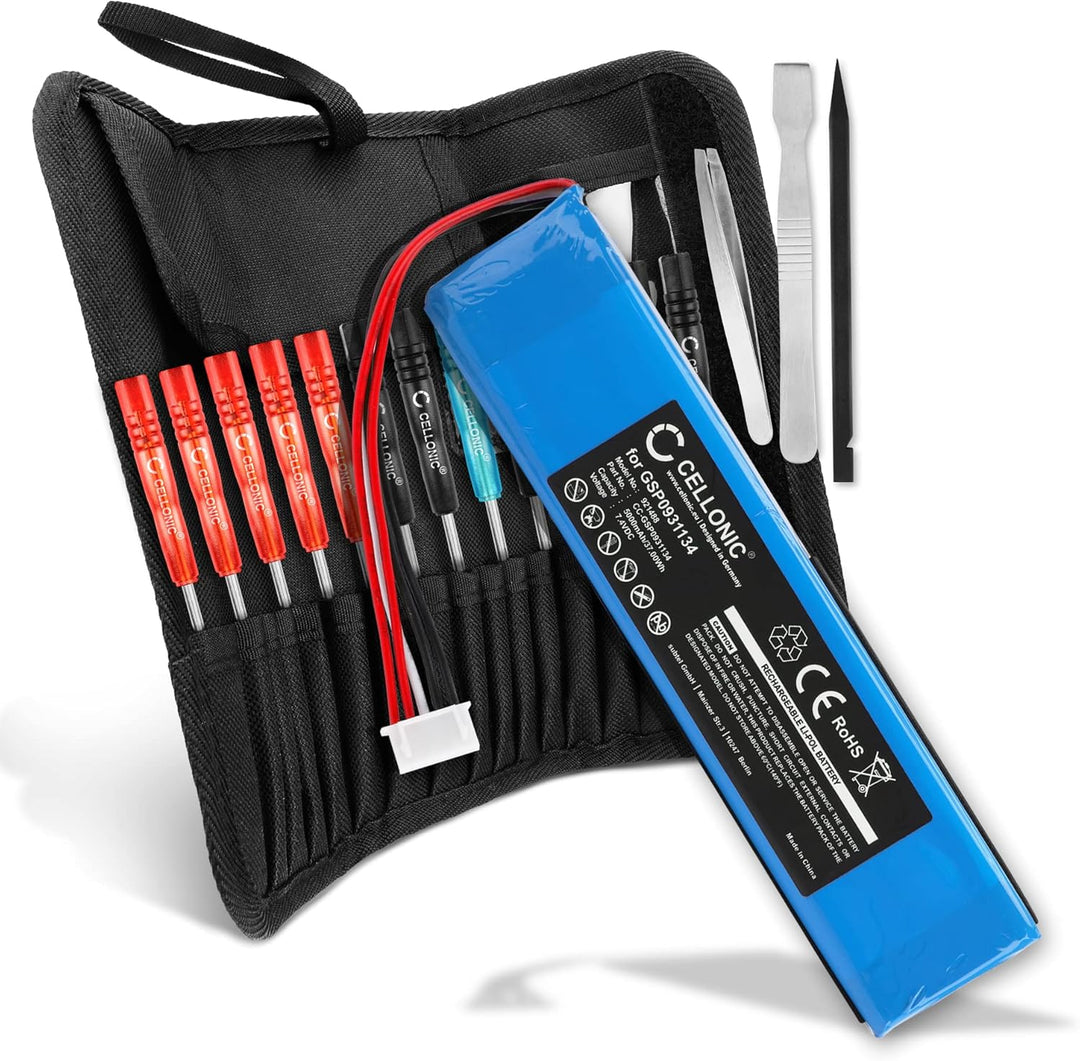 CELLONIC® Ersatzakku GSP0931134 für JBL Xtreme, Extreme, Extrem Lautsprecher Musikbox Akku 5000mAh +