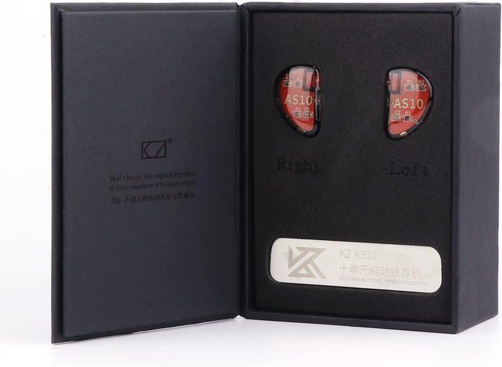 KZ LINSOUL AS10 5BA HiFi Stereo In-Ear Kopfhörer - Hochauflösender Kopfhörer mit abnehmbaren 0,75 mm