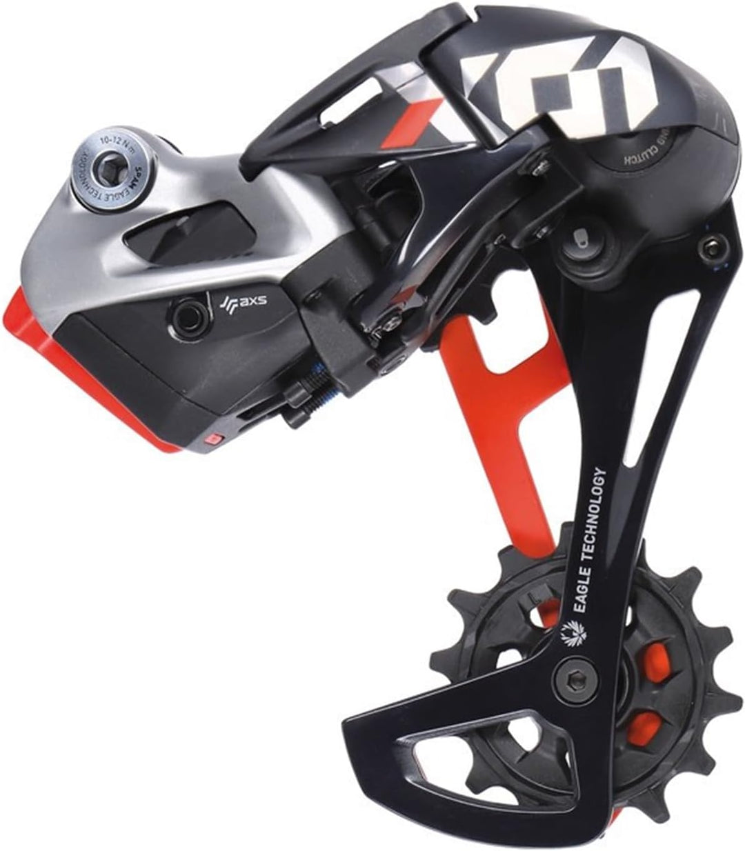 SRAM Unisex – Erwachsene X01 Eagle AXS Schaltwerk, rot, 12-Fach Käfig aus Aluminium