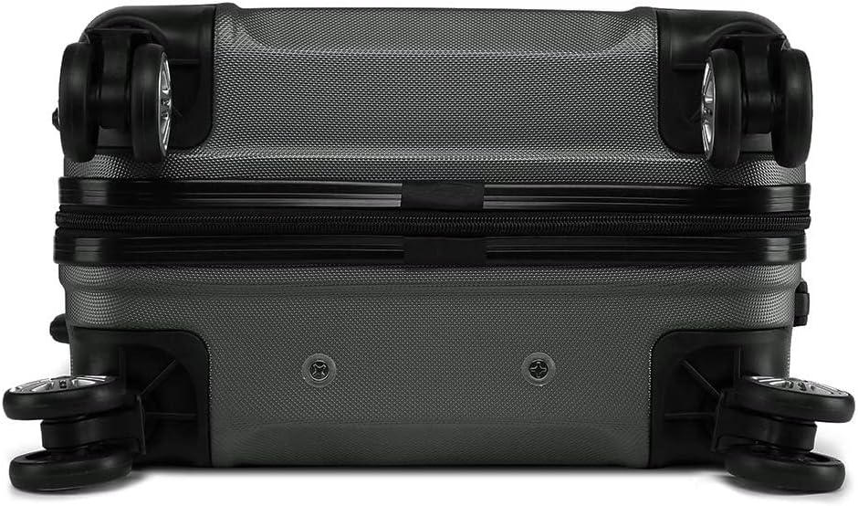 KONO Koffer Trolley Reisekoffer Set (M/L/XL) Grau, Set (M/L/XL) Grau