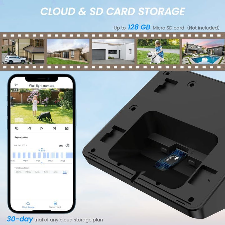 Cinnado Überwachungskamera Aussen Akku Solar - 2K Kabellose WLAN Kamera Überwachung Aussen, Outdoor