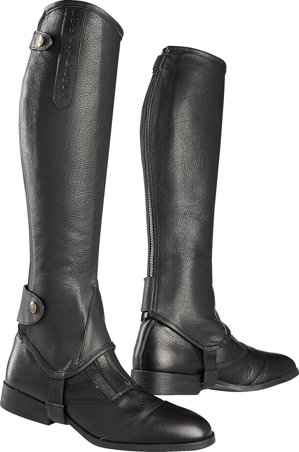 Equi-Theme/Equit'm Kids' 913235212 Soft Half Chaps, Black, One Size