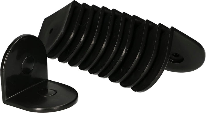 KOTARBAU® BESCHLÄGE FÜR WC-KABINEN/UMKLEIDEKABINEN SCHWARZ RECHTS, Rechts