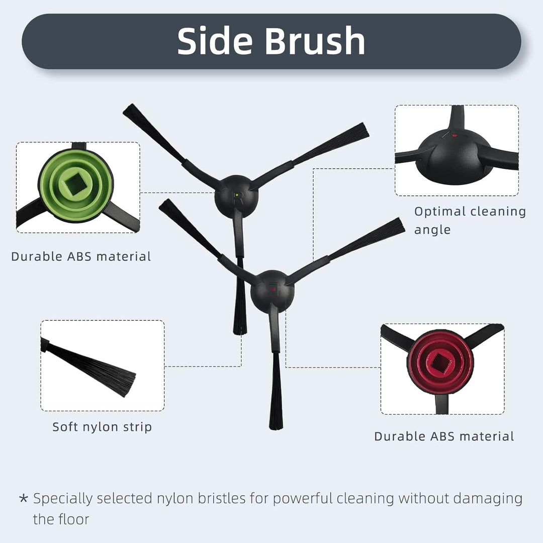 Liveryde Ersatzteile kompatibel mit Tikom G8000 / G8000 Pro, für Laresar Evol 3S Roboter Staubsauger