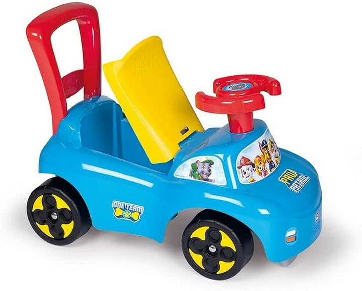 Smoby - Rutscherfahrzeug Paw Patrol - Kinderfahrzeug mit Staufach und Kippschutz, für drinnen und dr