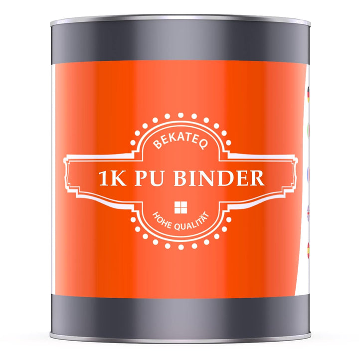 1K PU Bindemittel Kleber für Steinteppich aussen, UV-fest, 1kg farblos glänzend - kein Vergilben, el