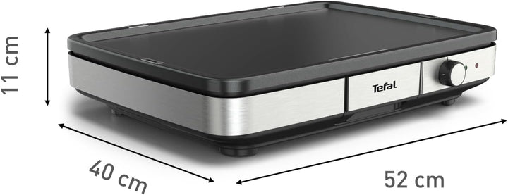 Tefal Maxi Plancha Elektro-Tischgrill CB690D | Extra gross | Antihaft Teppanyaki Platte | Leichte Re