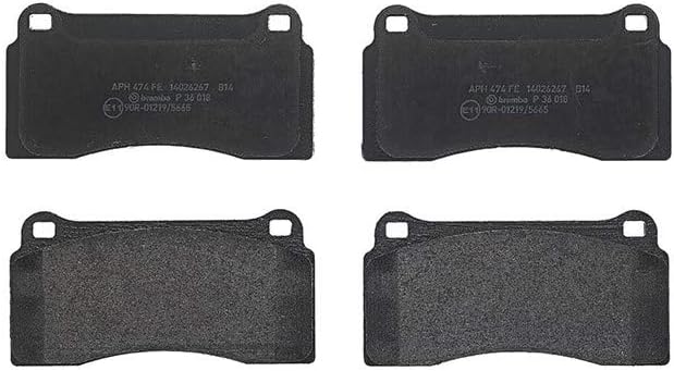 Brembo P 36 018 Bremsbelagsatz, Scheibenbremse - (4-teilig)