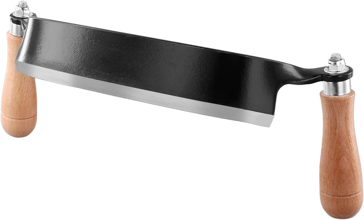 QWORK® 250 mm Zugmesser Reifmesser mit Hohe Schärfe, Gehärteter Hohlschliffklinge, Ergonomischen Hol