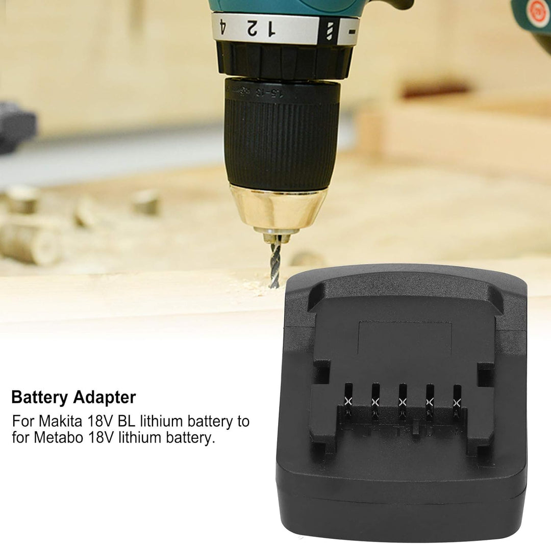 Fafeicy Akkuadapter für Makita, ABS 18V BL Lithium Akku auf für Metabo 18V Lithium Akku Zubehör, mit