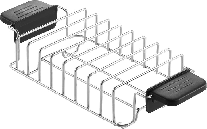 Brötchenaufsatz für Toaster,KETIAN Warming Rack Toaster Accessoire,Edelstahl,KT-002A